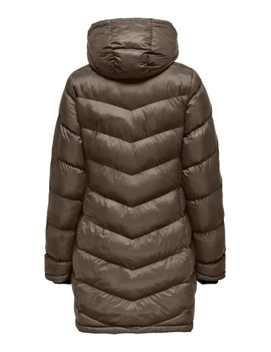 Abrigo Acolchado ligero Tahia Only Marrón