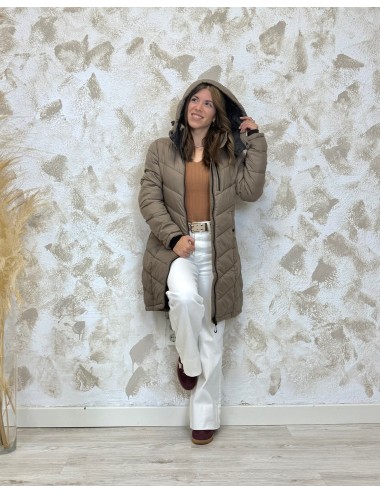 Abrigo Acolchado ligero Tahia Only Marrón