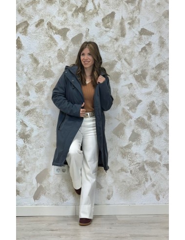 Abrigo Kara Only Azul Oxford