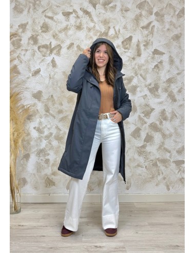 Abrigo Kara Only Azul Oxford