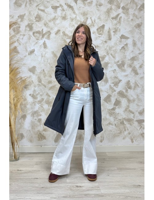 Abrigo Kara Only Azul Oxford