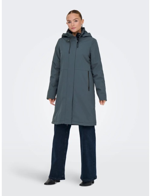 Abrigo Kara Only Azul Oxford