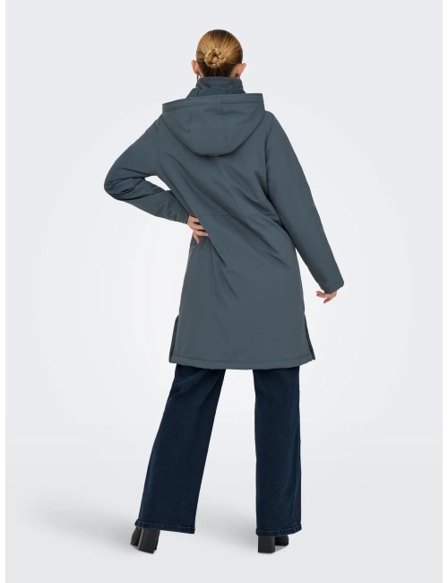 Abrigo Kara Only Azul Oxford