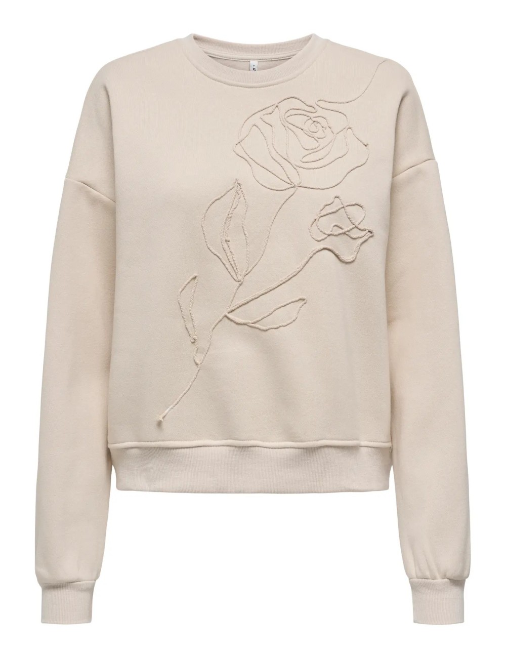 Sudadera Elissana Only Beige