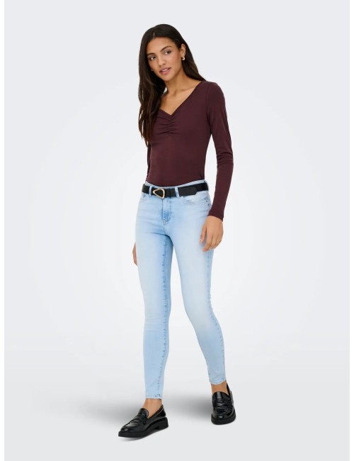 Camiseta Free Only Rose Brown