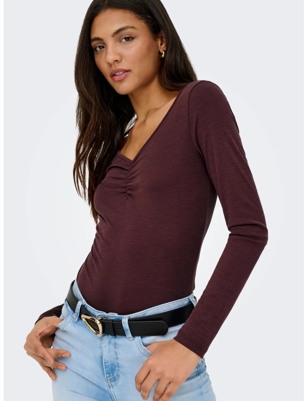 Camiseta Free Only Rose Brown