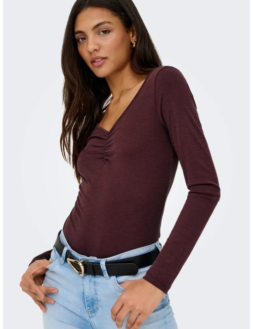 Camiseta Free Only Rose Brown