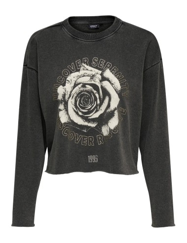 Sudadera Lucinda Only Gris