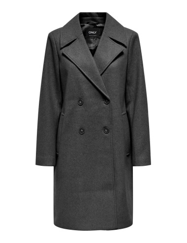 Abrigo Adina Gris Melange Only