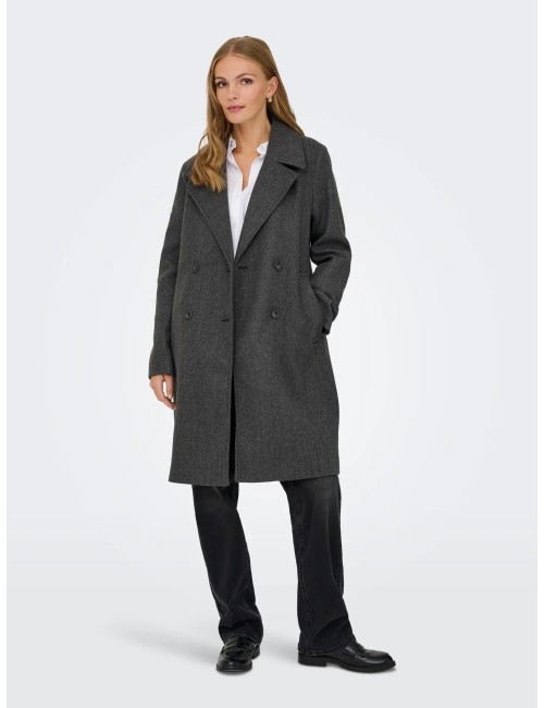 Abrigo Adina Gris Melange Only