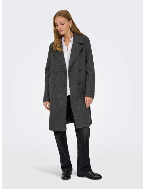 Abrigo Adina Gris Melange Only