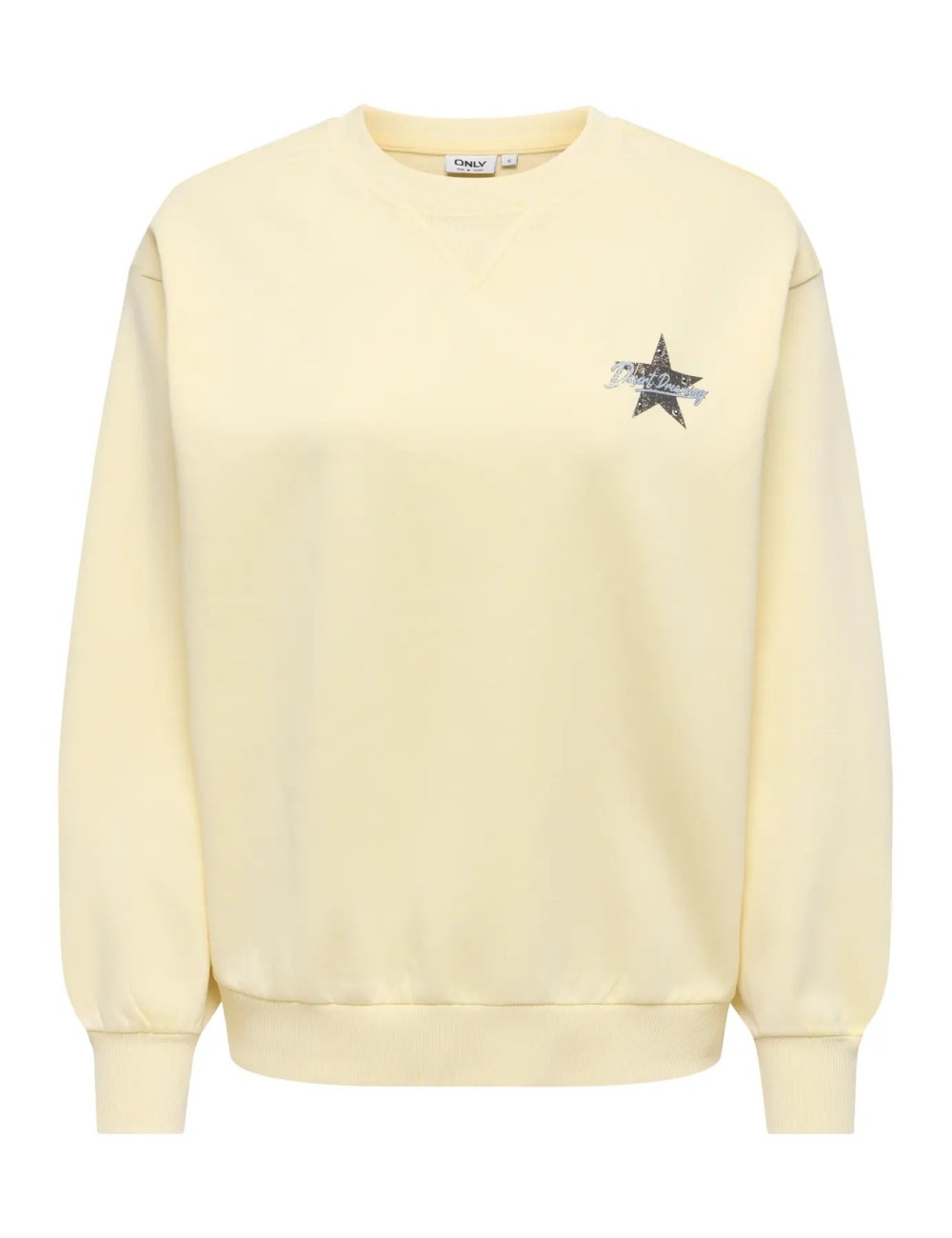 Sudadera Lucinda Amarillo Only