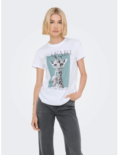 Camiseta Vibe Jirafa Only