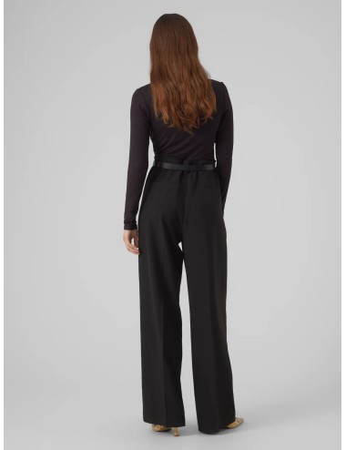 Camiseta Encaje Negro Vero Moda