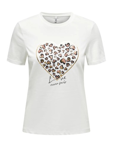 Camiseta Tanya Corazón Only