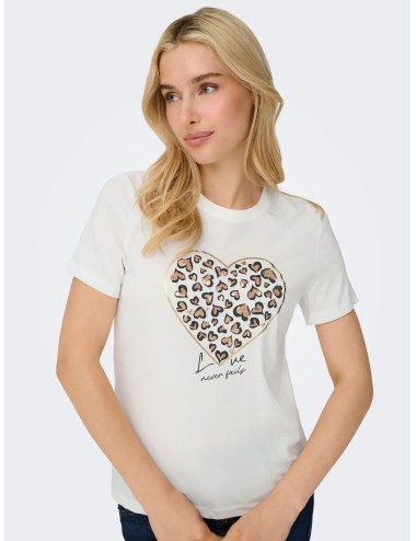 Camiseta Tanya Corazón Only