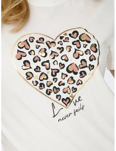 Camiseta Tanya Corazón Only