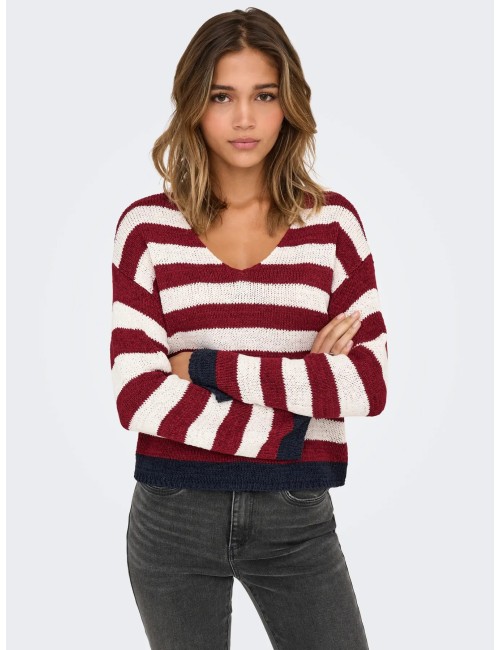 Jersey Geena Granate Only