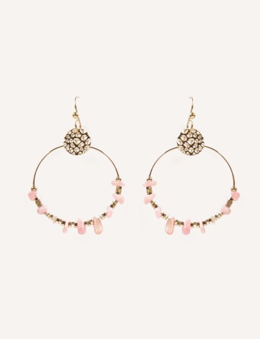 Pendientes Rhodonita