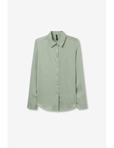 Camisa Satin menta Tiffosi