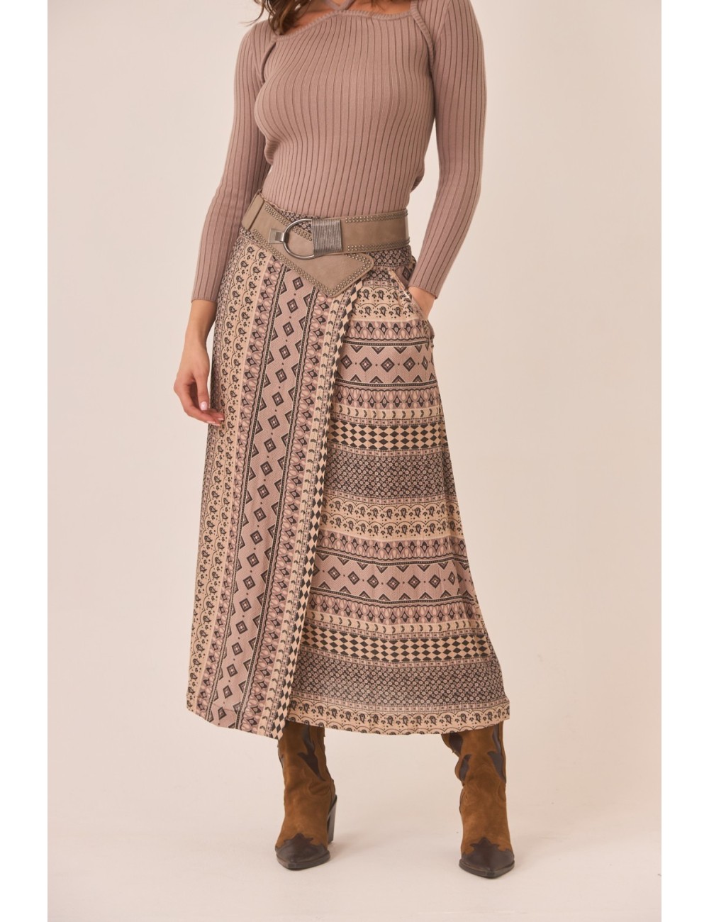 Falda Cruzada Onix Nekane