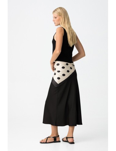 Falda Kansas Negro Tiffosi