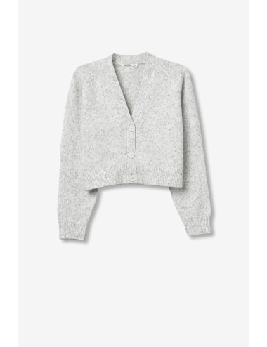 Cárdigan Helaena Gris Tiffosi