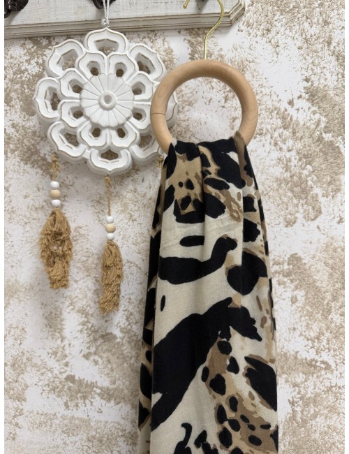 Pashmina animal print