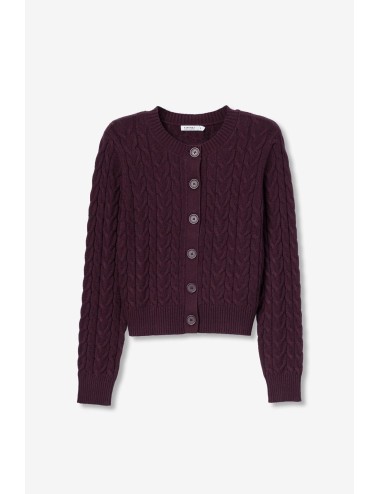 Cárdigan Limnoria Tiffosi Amatista