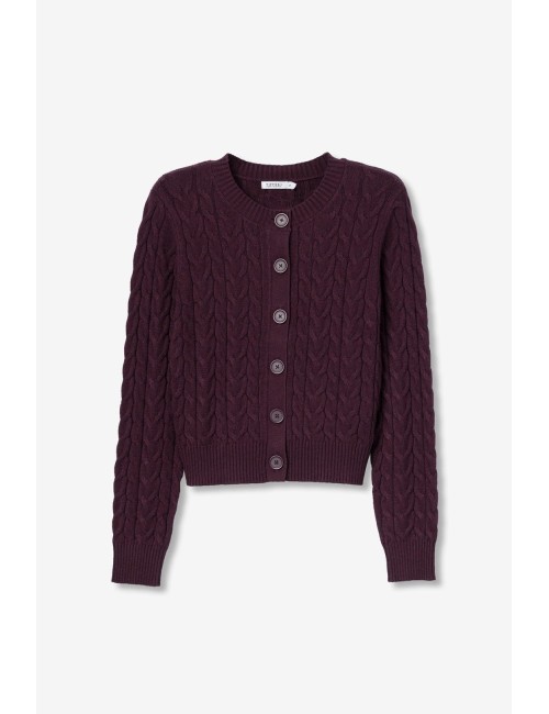 Cárdigan Limnoria Tiffosi Amatista