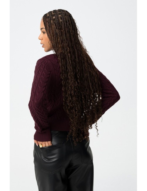 Cárdigan Limnoria Tiffosi Amatista