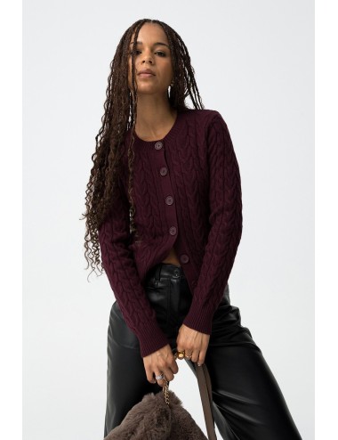 Cárdigan Limnoria Tiffosi Amatista