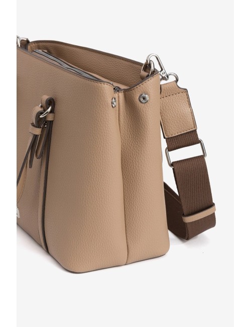 Bolso Gabriela Tiffosi Marrón Caramelo